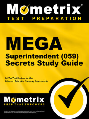 cover image of MEGA Superintendent (059) Secrets Study Guide